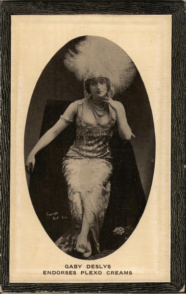 Gaby Deslys Endorses Plexo Creams Advertising