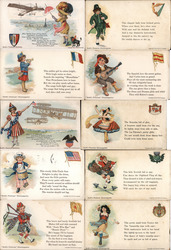 Set of 10 Swifts Premium Butterine Postcards Postcard