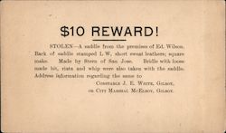 $10 Reward! Stolen Postcard