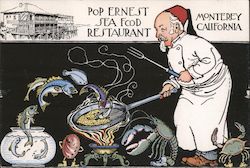 Pop Ernest Sea Food Restaurant Postcard