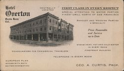 Hotel Overton Postcard
