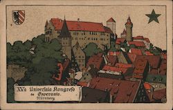 Nurnberg Castle Germany Postcard Postcard Postcard