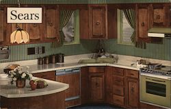 Sears Kitchens Postcard