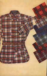 Pendleton Authentic Tartan Shirts Postcard