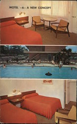 Motel -6- Advertising Postcard Postcard Postcard