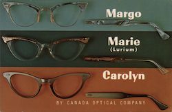 Canada Optical Company - Margo, Marie (Lurium), Carolyn - Postcard