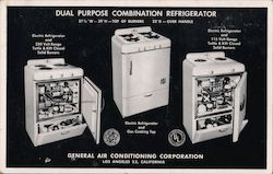 General Air Conditioning Corporation Dual Purpose Combination Refrigerator Postcard