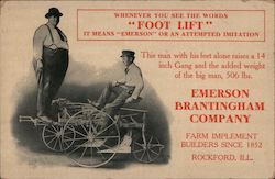 Emerson Brantingham Farm Implements Postcard