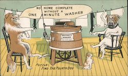 No Home Complete without a One Minute Washer Postcard