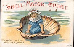 "Shell" Motor Spirit: its perfect purity-thats the point! Postcard