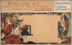 Salvini & C. Manufactory of Artistic Ceramics Postcard