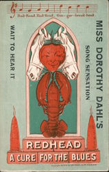 Miss Dorothy Dahl's "Redhead", a Cure for the Blues New York, NY Postcard Postcard Postcard