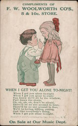 Compliments of F.W. Woolworth Co's 5 & 10 Store Postcard