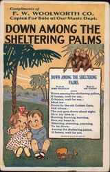 Compliments of F.W. Woolworth Co. -Copies for sale at our music dept. - Postcard