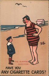 The Burning Question - Have You Any Cigarette Cards? Great Britain Advertising Postcard Postcard Postcard