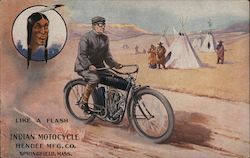 Hendee Mfg. Co. - Indian Motorcycles Springfield, MA Advertising Postcard Postcard Postcard