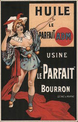 Huile le Parfait ADM usine le "Parfait" Bourron Postcard