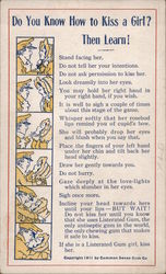 Learn to Kiss a Girl - Listerated Germ Proof Gum Postcard