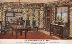 Crown Combination No. X413 Postcard