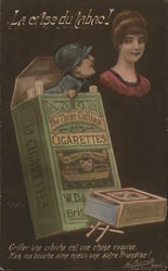 The Three Castles Tobacco & Cigarettes Postcard