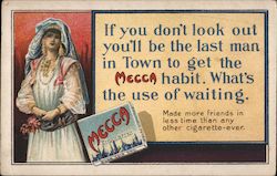 Mecca Cigarettes Postcard