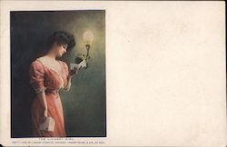 The Lindsay Girl - Copy't 1906, by Lindsay Light Co Postcard