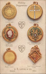 E.H. Lotze & Co. Lockets Postcard