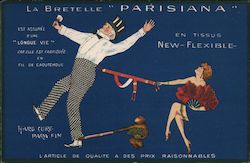 La Bretelle "Parisiana" Postcard