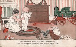 The Studebaker Junior-A Real Christmas Joy. The Studebaker Corporation: Largest Vehicle Manufacturers in the World Postcard