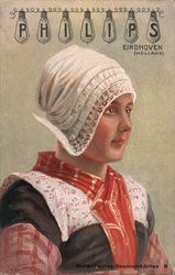 Dutch Philips Light Bulbs Lampe Postcard