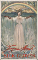 Niagara Maid Silk Gloves Postcard