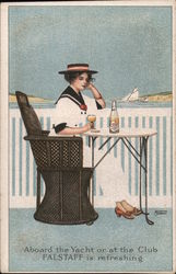 Fade-Away Lemp Aboard the Yacht or at the Club Falstaff is Refreshing Postcard