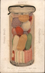 Bunte Confections - Put up in .10 and .25 jars Postcard