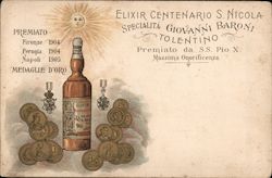 Elixir Centenario San Nicola - Giovanni Baroni Elixir Postcard