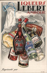 Lebert Amboise Liqueurs Postcard