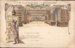 Bénédictine Liqueur Postcard