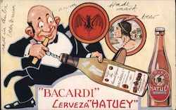 Bacardi Hatuey Beer Postcard