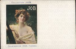 Collection JOB Calendrier 1905 - P.Gervais Postcard