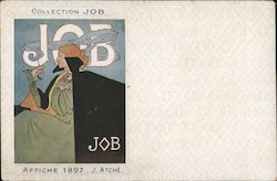 Collection Job, Affiche 1897. J. Atche. Advertising Postcard Postcard Postcard