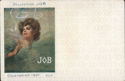 JOB Cigarette Papers - Calendrier 1907, Villa Postcard