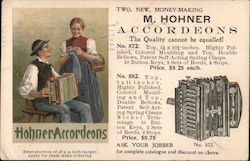 M. Hohner Accordeons Postcard