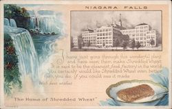 Niagara Falls - The Home of Shredded Wheat New York Postcard Postcard Postcard