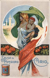 Cirio Brand Tomato Products Turin, Italy Advertising Postcard Postcard Postcard