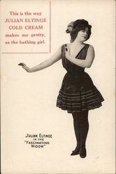 This is the way Julian Eltinge Cold Cream makes me pretty, as the bathing girl. Postcard