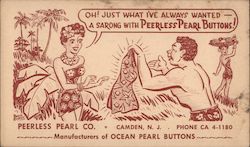 Peerless Pearl Company Postcard