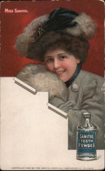 Miss Sanitol - Sanitol Tooth Powder, Copyright 1906 by the Sanitol Chemical Laboratory Co. St. Louis Postcard