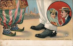 Footwear of Nations Advertising Postcard Postcard Postcard