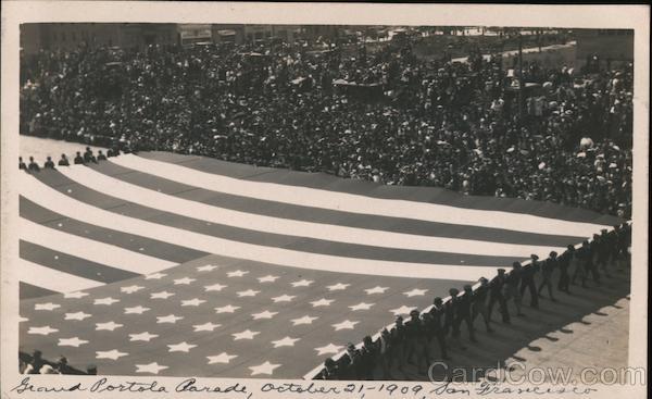 Grand Portola Parade - October 21, 1909 San Francisco California