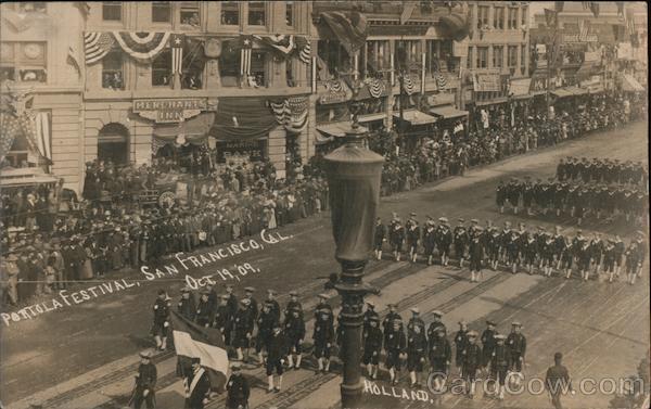Portola Festival ParadeOct. 19, 1909 San Francisco California
