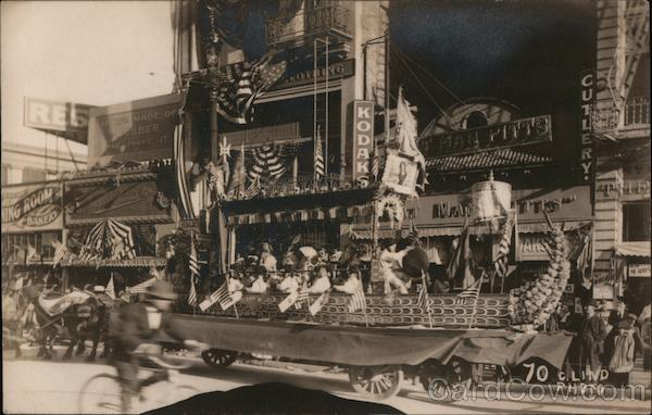 Chinese Dragon Boat Float - Portola Festival Parade San Francisco California